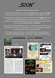 Bio du groupe pop rock Soon